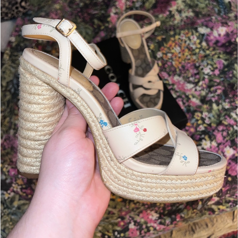COACH Limited edition Talina printed platform